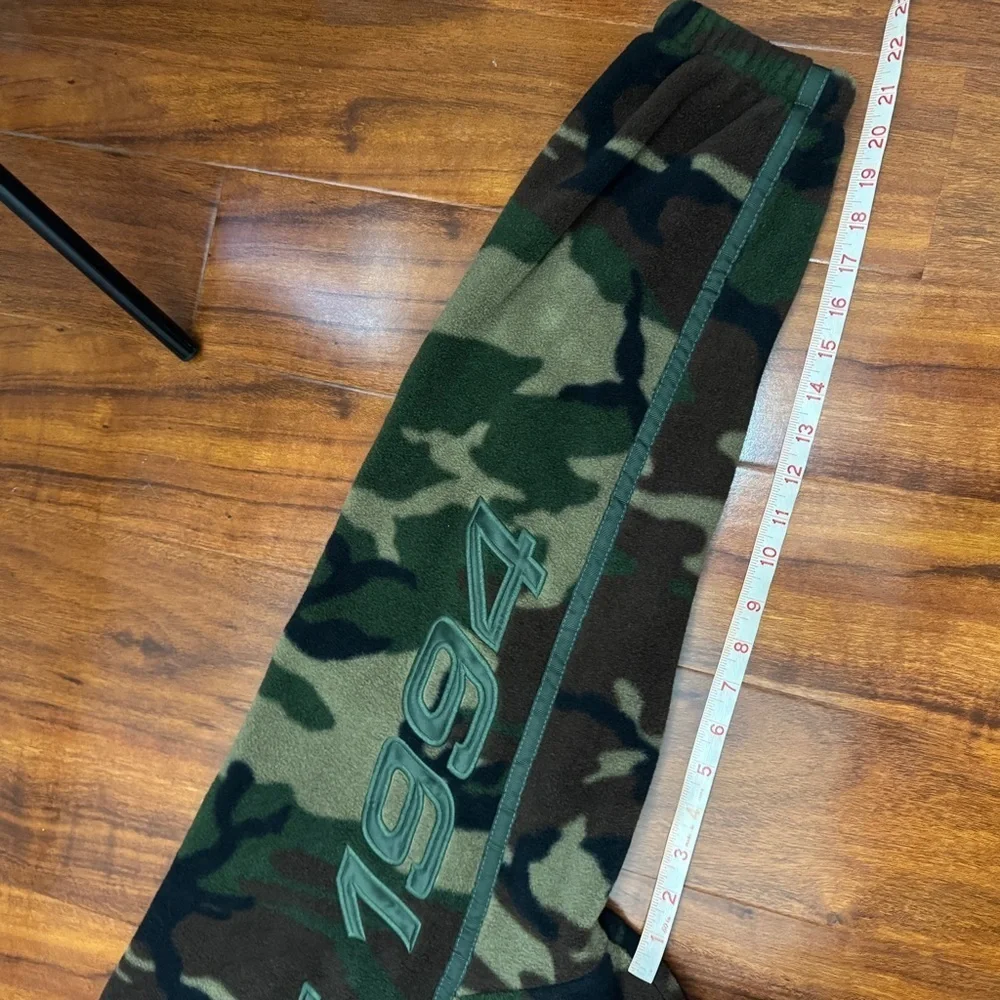 Supreme Polartec Half Zip Hooded Sweatshirt Woodland Camo Size XL